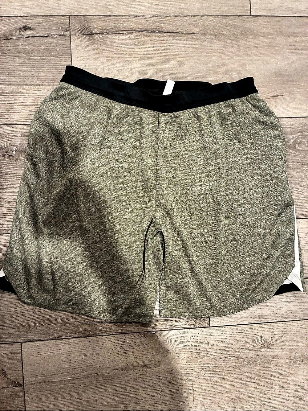 Adidas Athletic Shorts in Greenish Grey